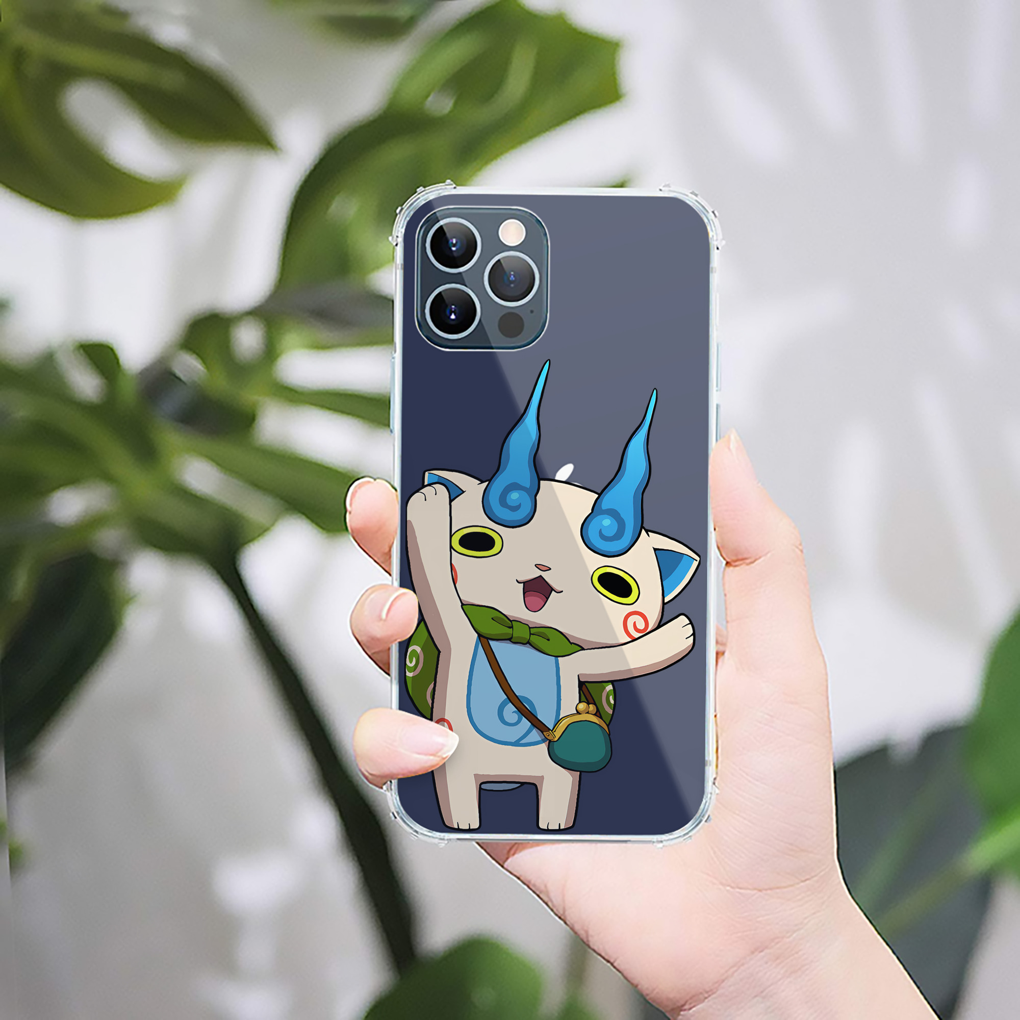 （画像用） 妖怪ウォッチ Yo-kai Watch 【iPhone 12シリーズ対応】透明スマホケース（クリアソフトケース）